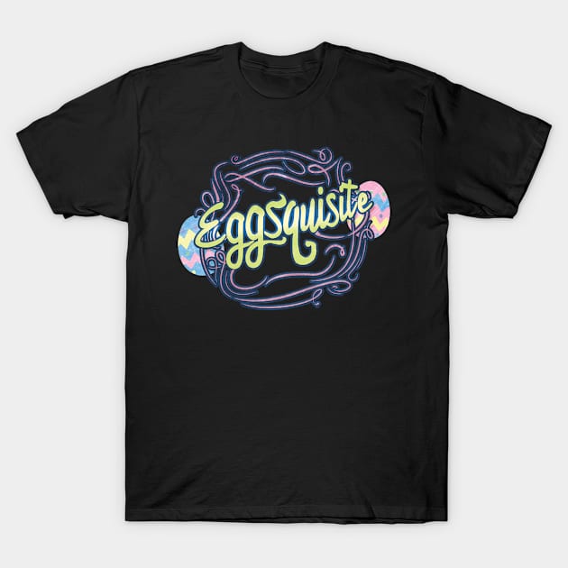 Eggsquisite Resurrection Sunday Holiday T-Shirt T-Shirt by Mommag9521